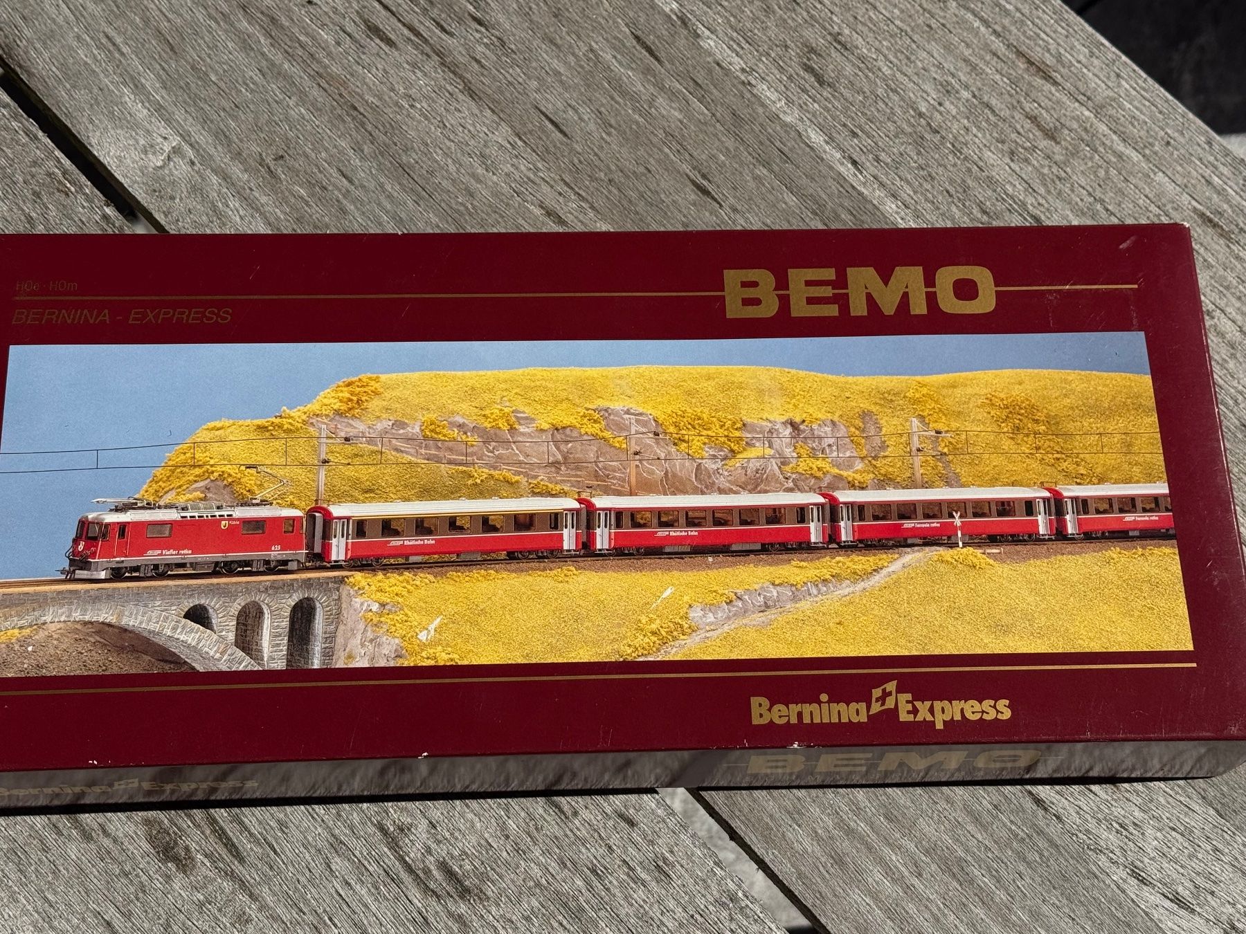 Bemo Modellini di ferrovie: Bemo H0m RhB Bernina Express Set 7258 130 – Nuovo (secondo la descrizione) da Goldau venduto da Bergsturz1806