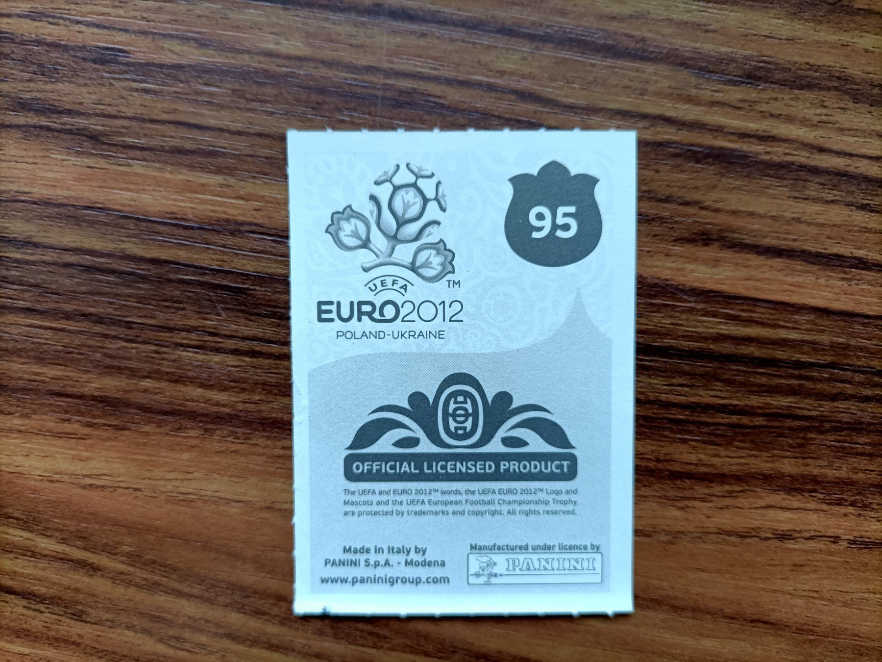 Panini Carte collezionabili: EM 2012-Nr.95 – Nuovo (secondo la descrizione) da Hittnau venduto da stamps_and_coins 1
