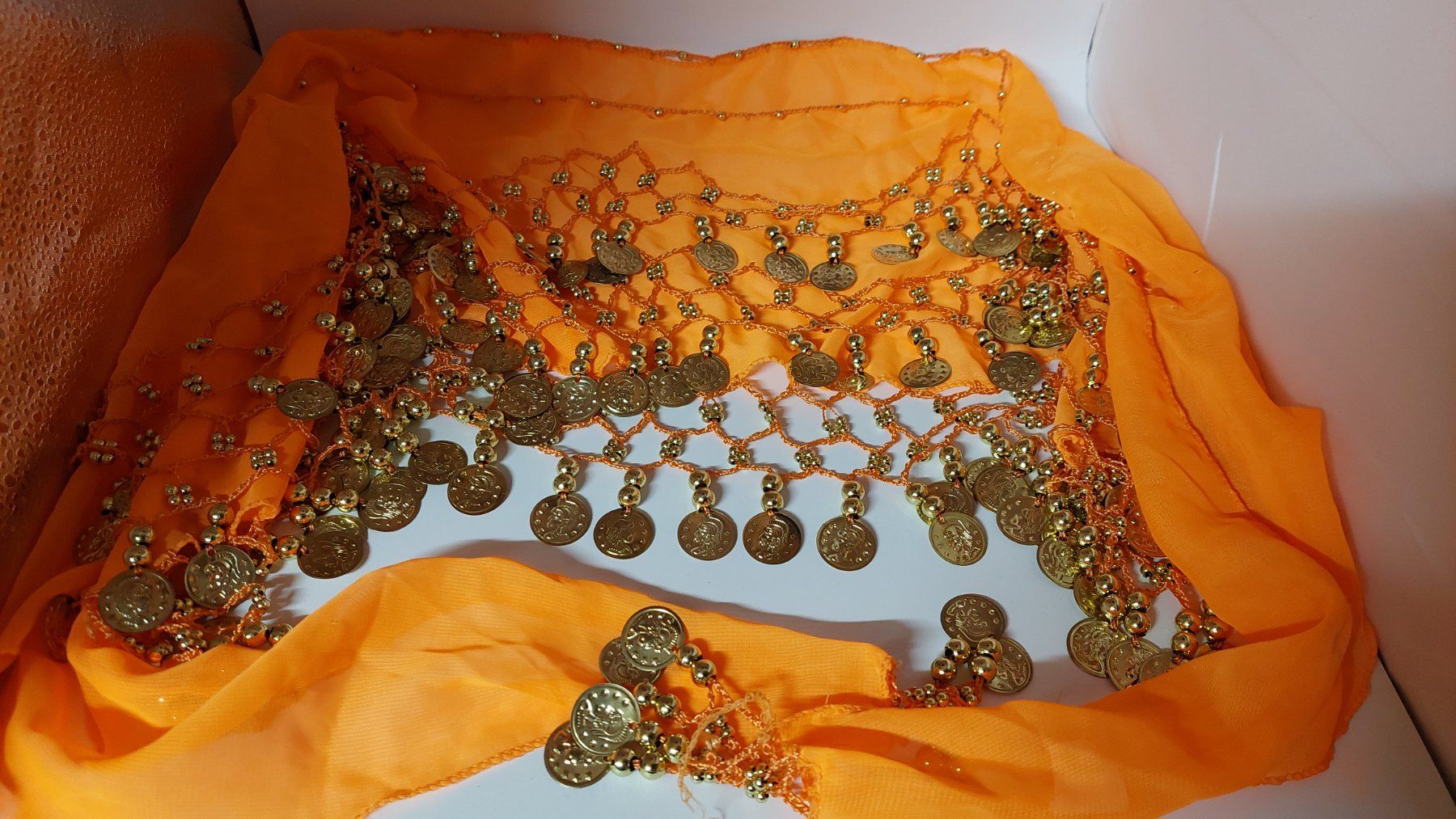 Foulards, Tücher & Schals: Foulard à sequins oriental – Neu und originalverpackt aus marsens von gag03