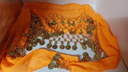 Foulard à sequins oriental