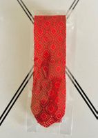 Vintage-Krawatte Menin Style, rot gemustert in Top Zustand