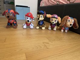 Plüschtiere Paw Patrol 5er Set guter Zustand