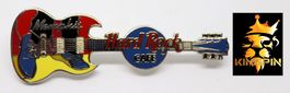 HARD ROCK CAFE Pin Guitar Memphis USA