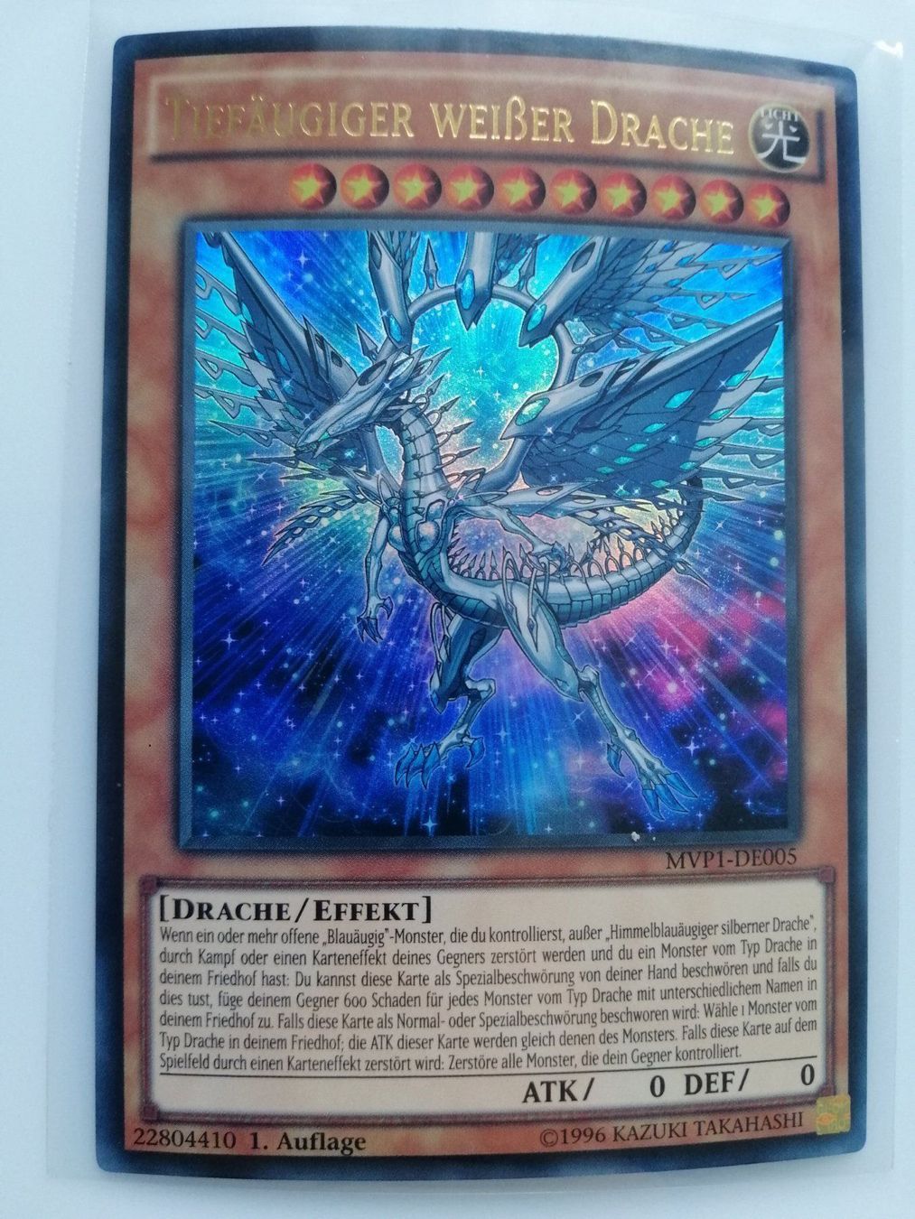 Yugioh Carte collezionabili: Tiefäugiger weisser Drache UR 1.Auflage – Nuovo (secondo la descrizione) da Boswil venduto da ShoppingCenterCity