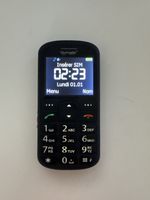 Téléphone mobile Simvalley noir avec chargeur