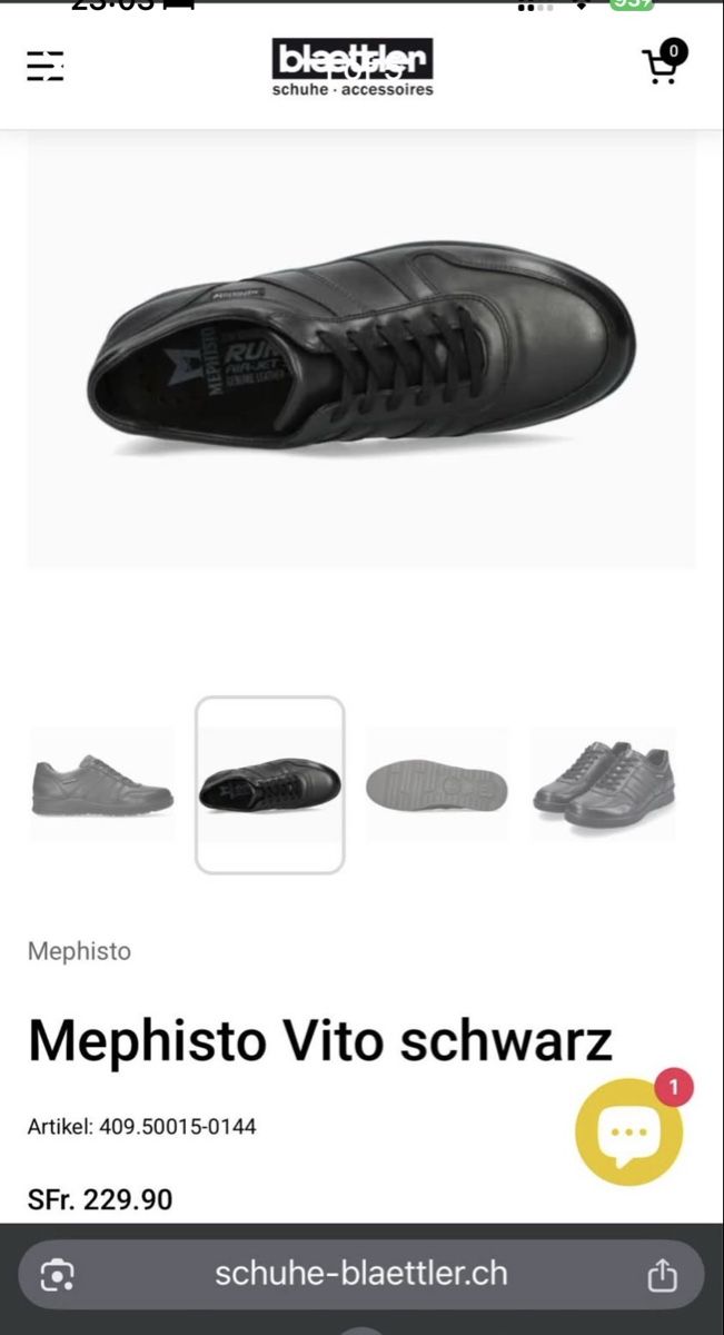 Herrenschuhe: Herrenschuhe mephisto new – Neu (gemäss Beschreibung) aus Herbligen von shqipe88