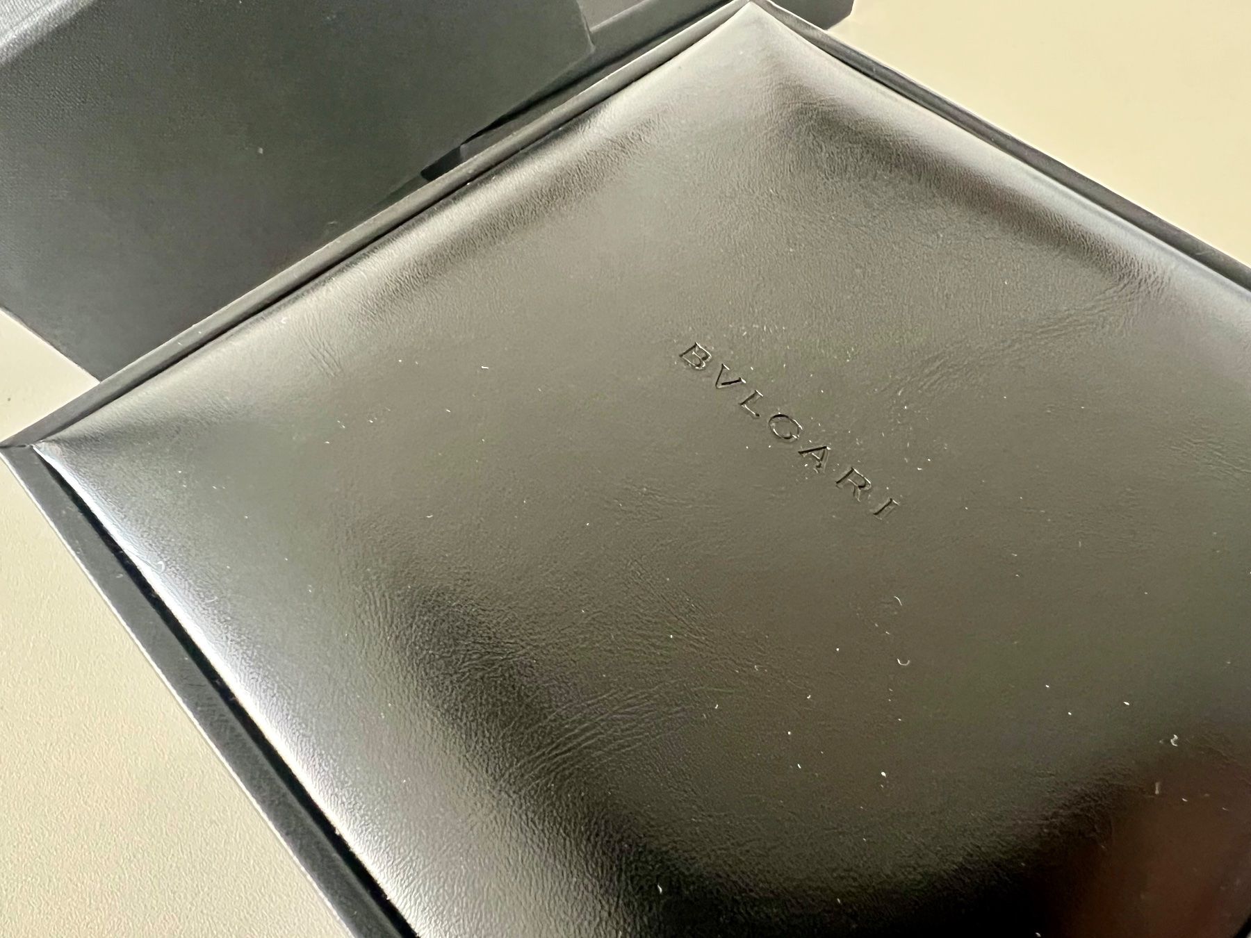 Bulgari Orologi: BULGARI / BVLGARI original black leather box with outerbox – Usato da Mont-sur-Lausanne venduto da vmi_ym5l 2