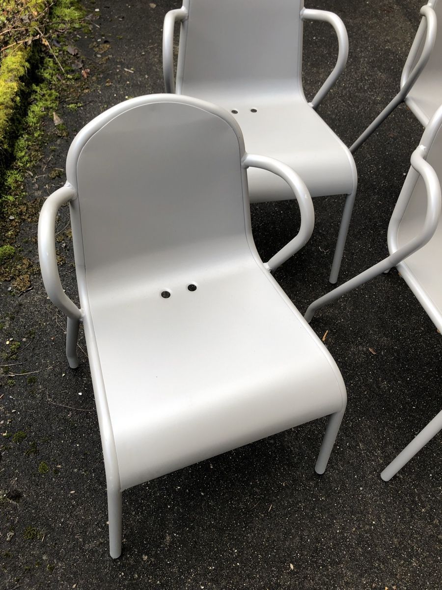 Ikea Sedie: 4 Gartenstühle, stapelbar, stabil & leicht – Usato da Römerswil LU venduto da Icehead 4