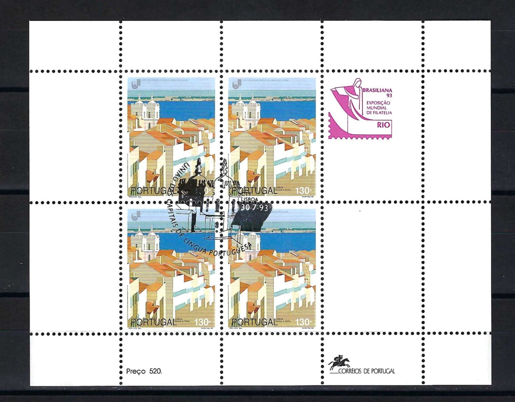 Tutti i francobolli: Portugal 1993, Block MNH** – Nuovo (secondo la descrizione) da Laupersdorf venduto da Rc.Jb