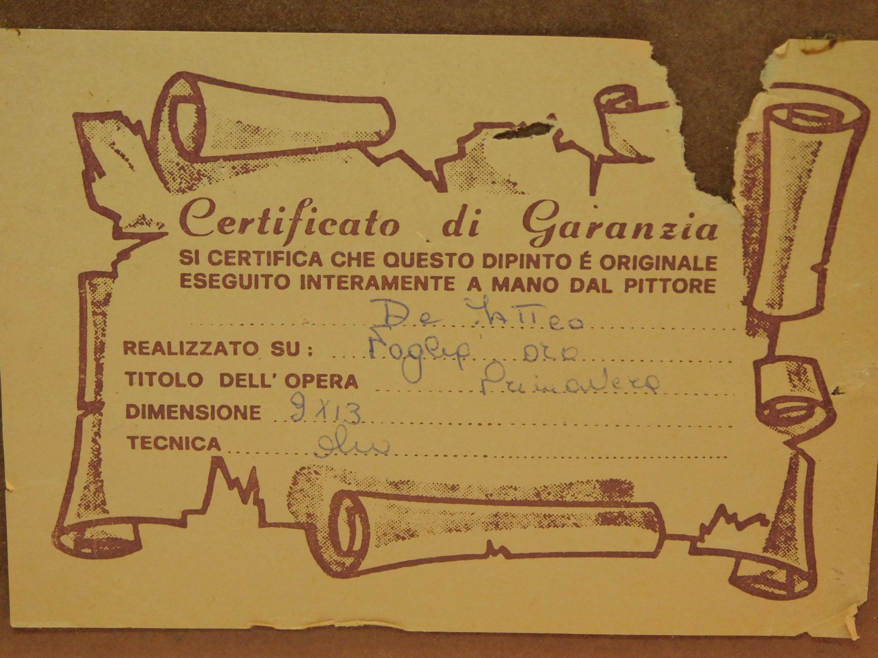 Dipinti: Vintage Gemälde Original Signiert. – Usato da Emmenbrücke venduto da Ulisse-22 3