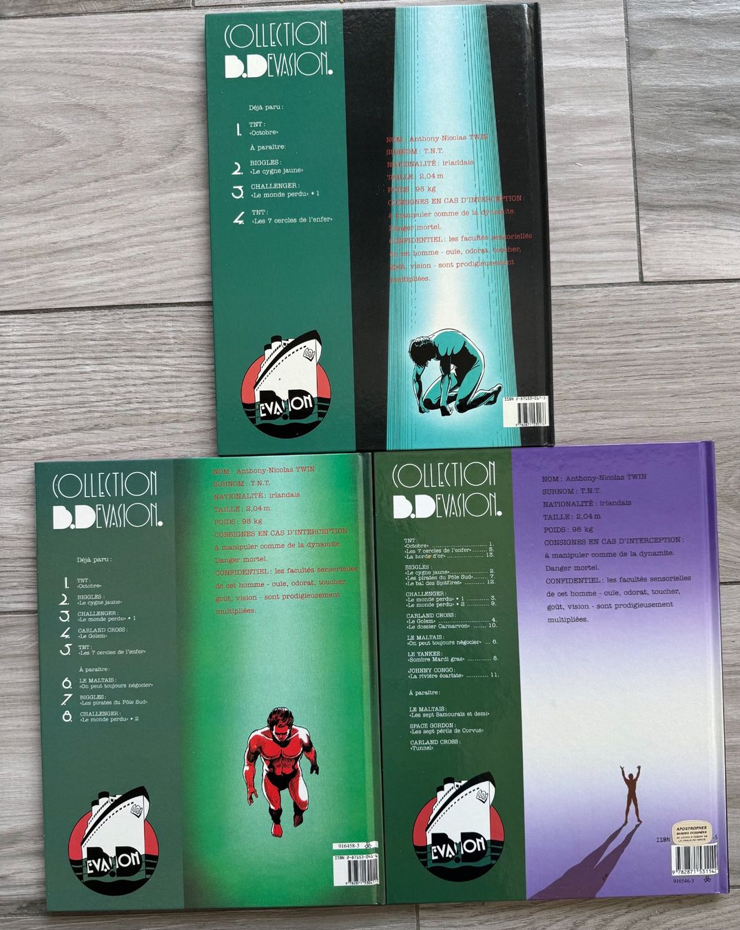 BD: T N T - 3 albums – D'occasion à Geneveys-Coffrane par Momoali 1