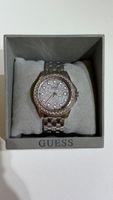 Guess Damen-Uhr - Silber mit Glitzer-Zifferblatt