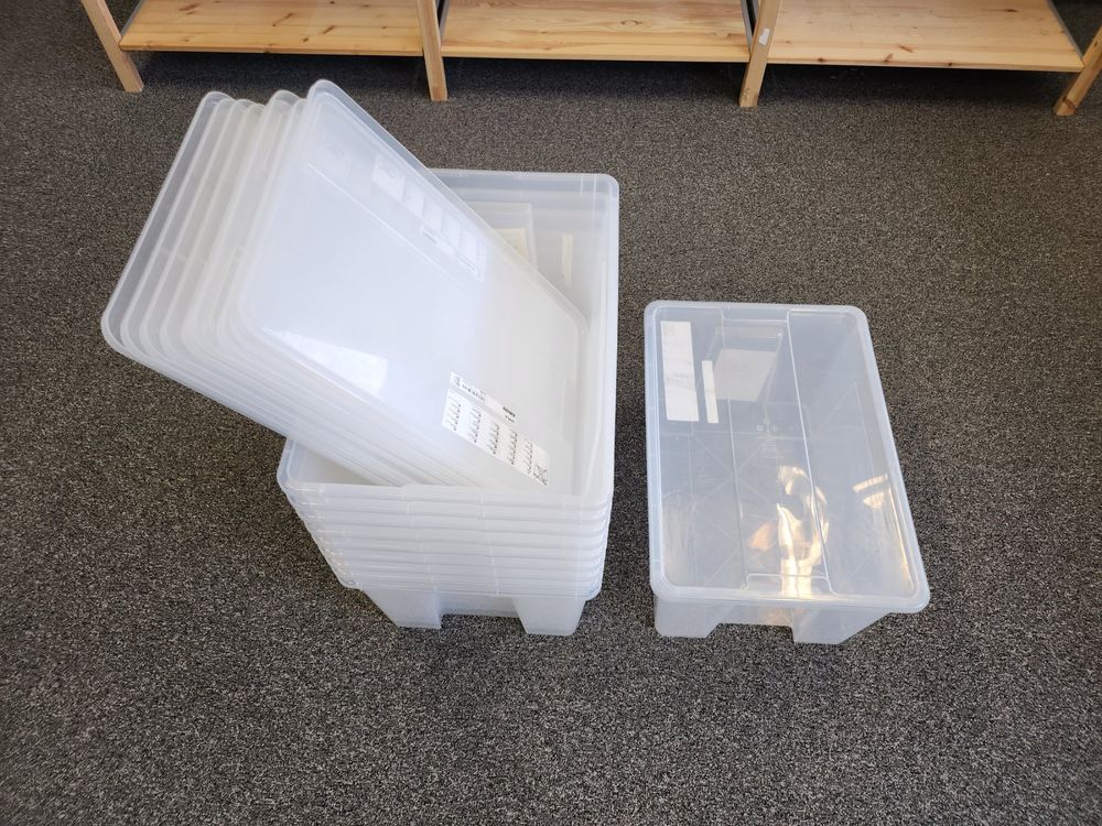 Ikea Samla Aufbewahrungsboxen 10 Stück mit Deckel Kaufen auf Ricardo