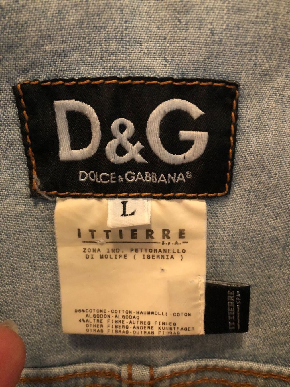 Dolce & Gabbana Giacche: Dolce und Gabbana Jeans Jacke Gr. L – Usato da Bolligen venduto da Mia1973 2