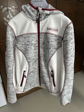 Schilthorn Jacke weiss grau Grösse S guter Zustand
