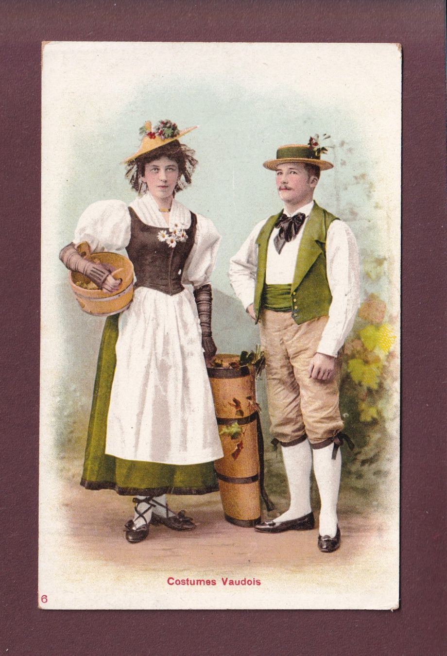 Ansichtskarten: VAUD - Costume – Gebraucht aus Pully von nicecards