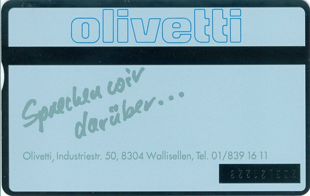 Schede telefoniche: Olivetti (Karte ungebraucht) – Nuovo (secondo la descrizione) da Nürensdorf venduto da Wini56 1