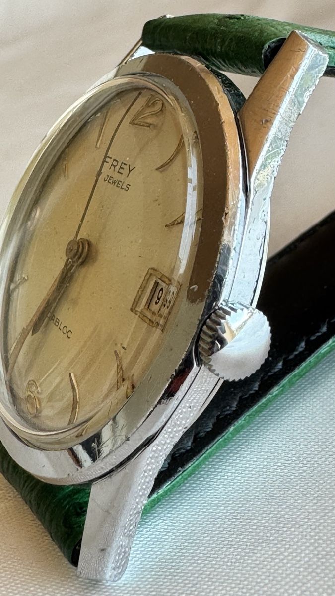 Orologi: Frey Handaufzug Vintage Swiss Made – Usato da Untersiggenthal venduto da TimeandShine 2