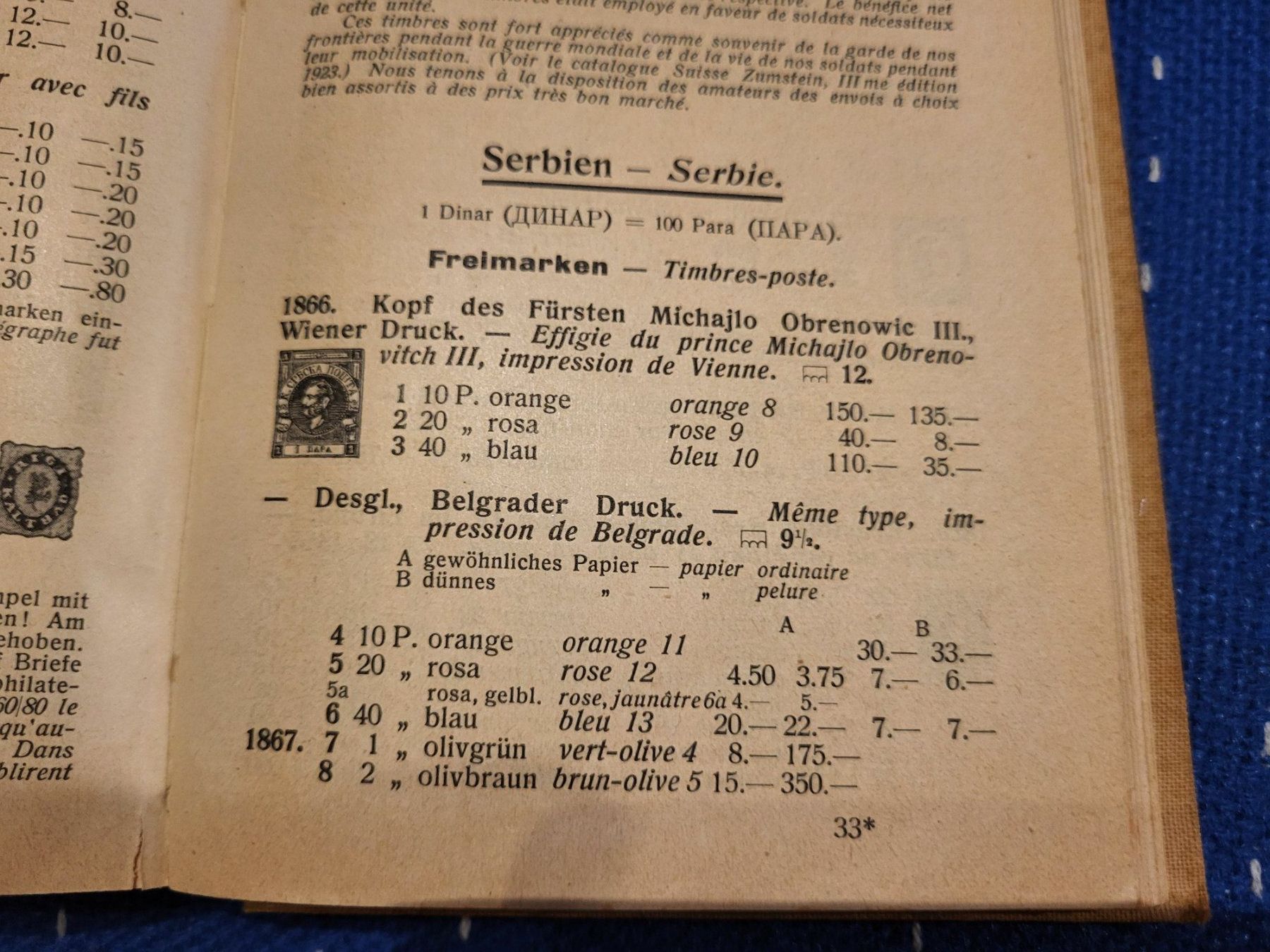Libri: Briefmarkenkatalog Zumstein 1925 – Usato da Langnau i. E. venduto da Foodmaster 4
