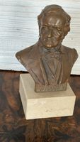 Richard Wagner Bronzebüste signiert Hans Müller