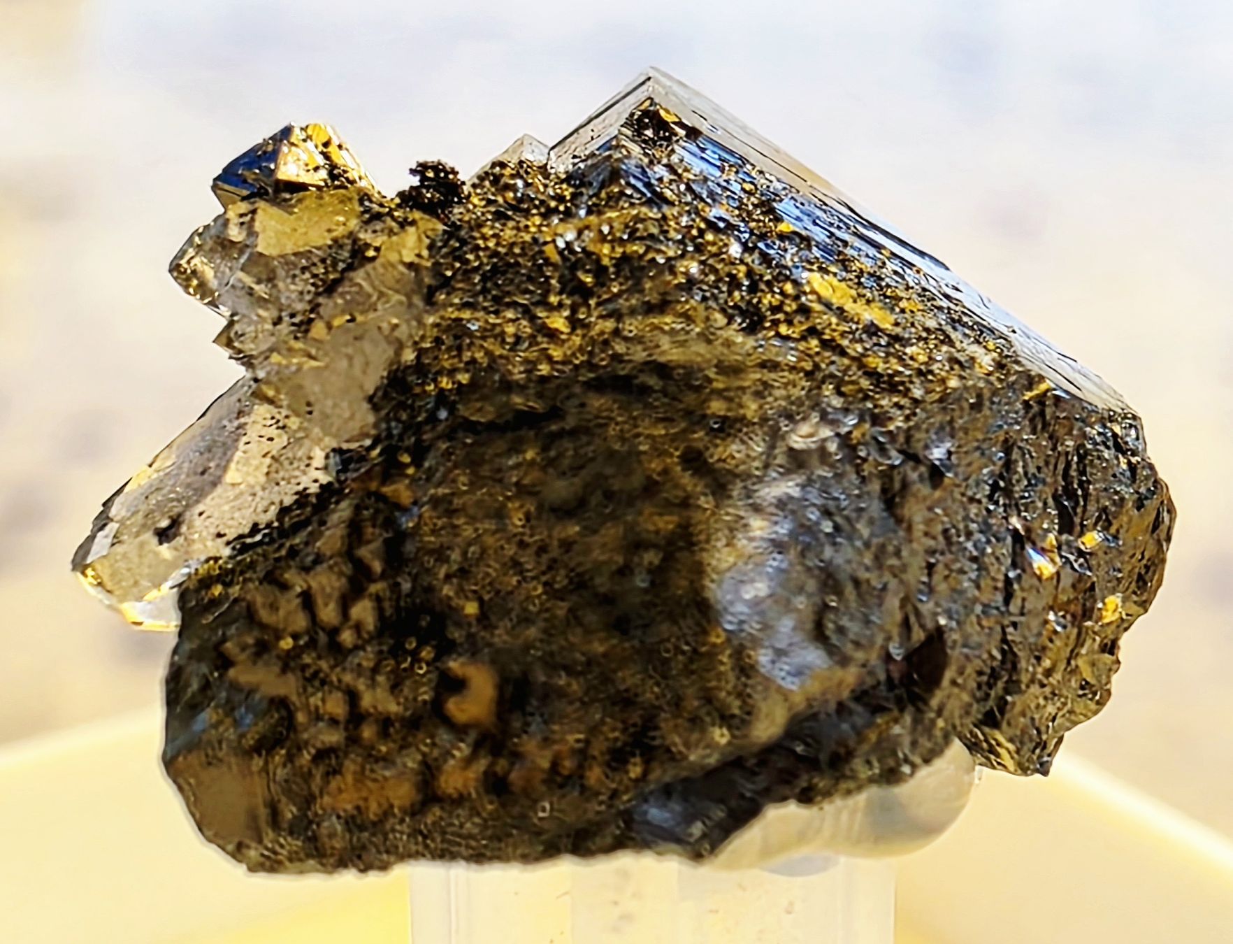 Minerali & Pietre curative: Sehr gross! Magnetit auf Quarz mit Rutil Pseudomorphose – Usato da Glis venduto da nbu_65ys 4