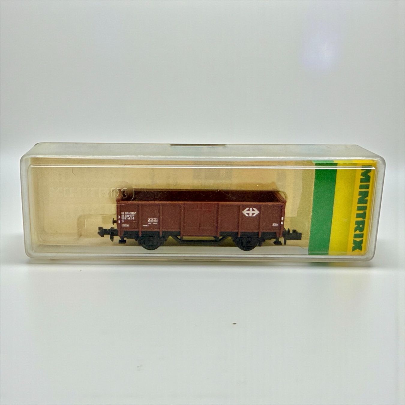 Trix Modellini di ferrovie: MINITRIX 3585 Wagon de marchandises SBB CFF vintage – Usato da Morges venduto da vintiques