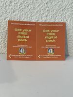 Panini FIFA digital pack QR codes 2Stück neu