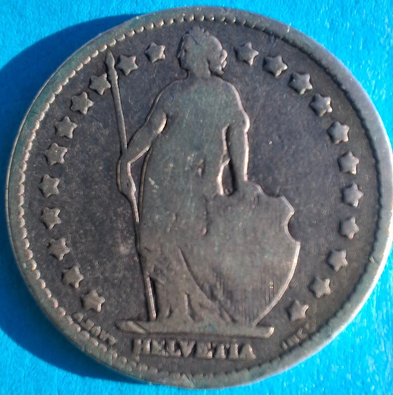 Tutti le monete: CHF___1.00 1876 SS – Usato da Fribourg venduto da Kiki020 1