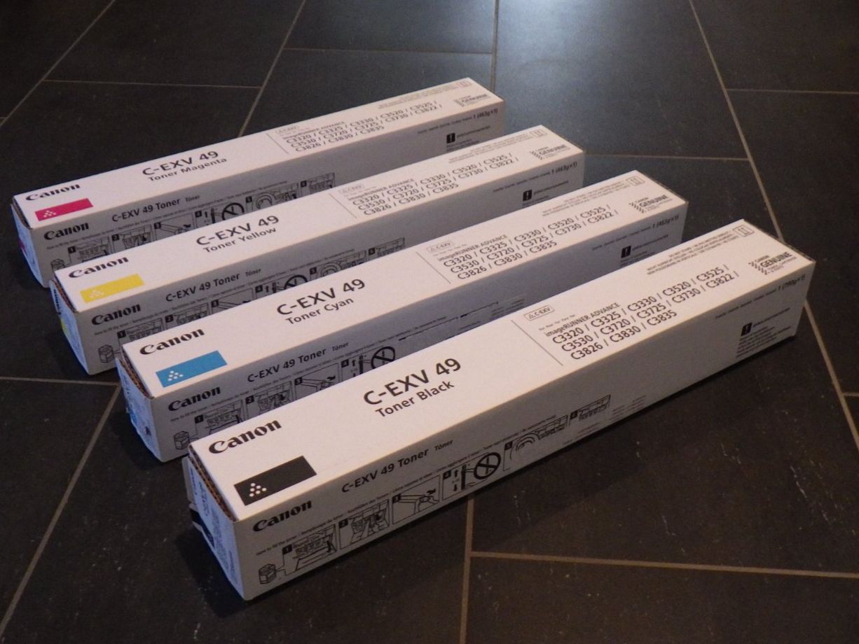 4 Canon Toner C-EXV 49 Set (Neu (gemäss Beschreibung)) in Uzwil für CHF ...