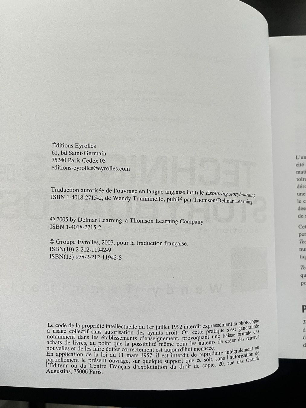 Libri: Wendy Tumminello: Techniques de storyboards – Usato da Lausanne venduto da Kinga_Shopaholic 2