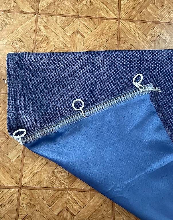 Vorhänge: Fixfertiger Vorhang 200x130cm mit Ringen – Neu (gemäss Beschreibung) aus Rain von elv_w7vq