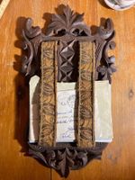 Brienz Porte lettre Briefkasten antik Holz sculpté