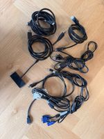 Kabel Sammelsurium: HDMI, USB, DVI, VGA - Top Zustand!