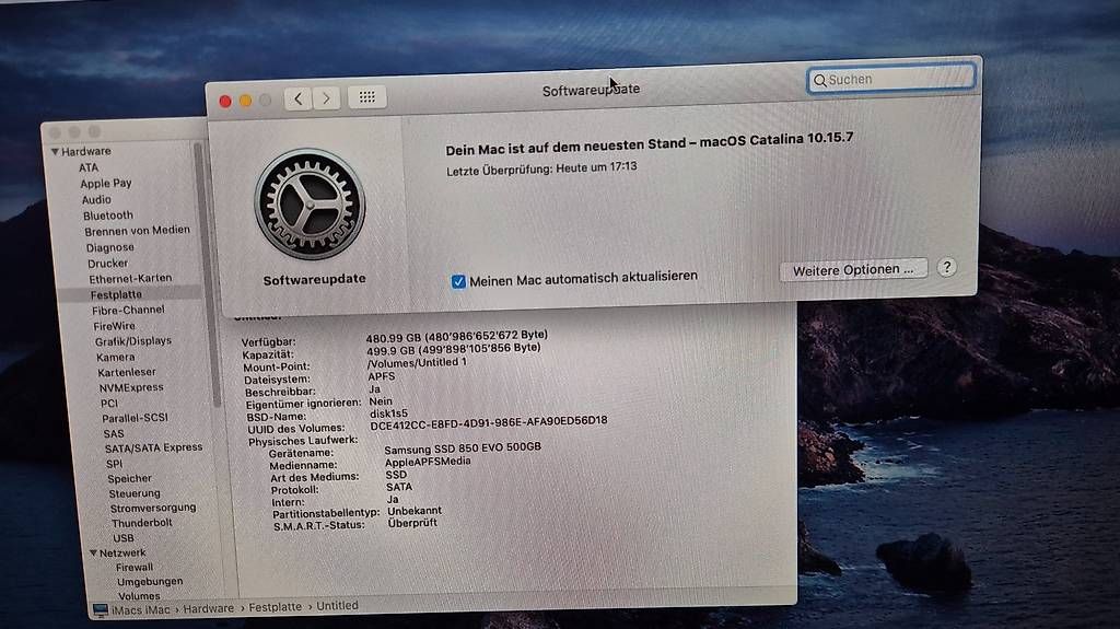 Apple PC: Apple iMac 21.5  SSD 500G – Usato da Winterthur venduto da Activ-since-2006 1