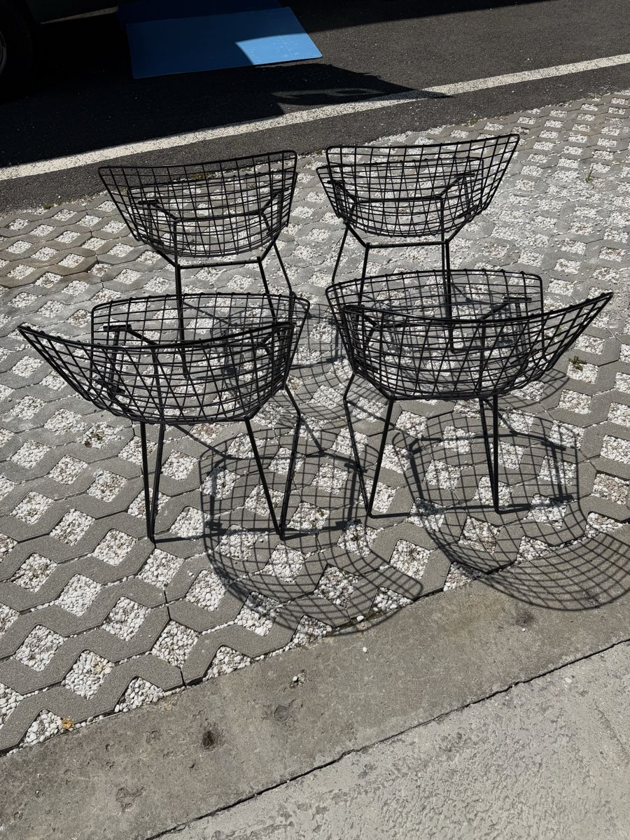 Knoll Sedie: Série de 4 chaises Harry Bertoia – Usato da Arnex-sur-Orbe venduto da Tutu1037 2