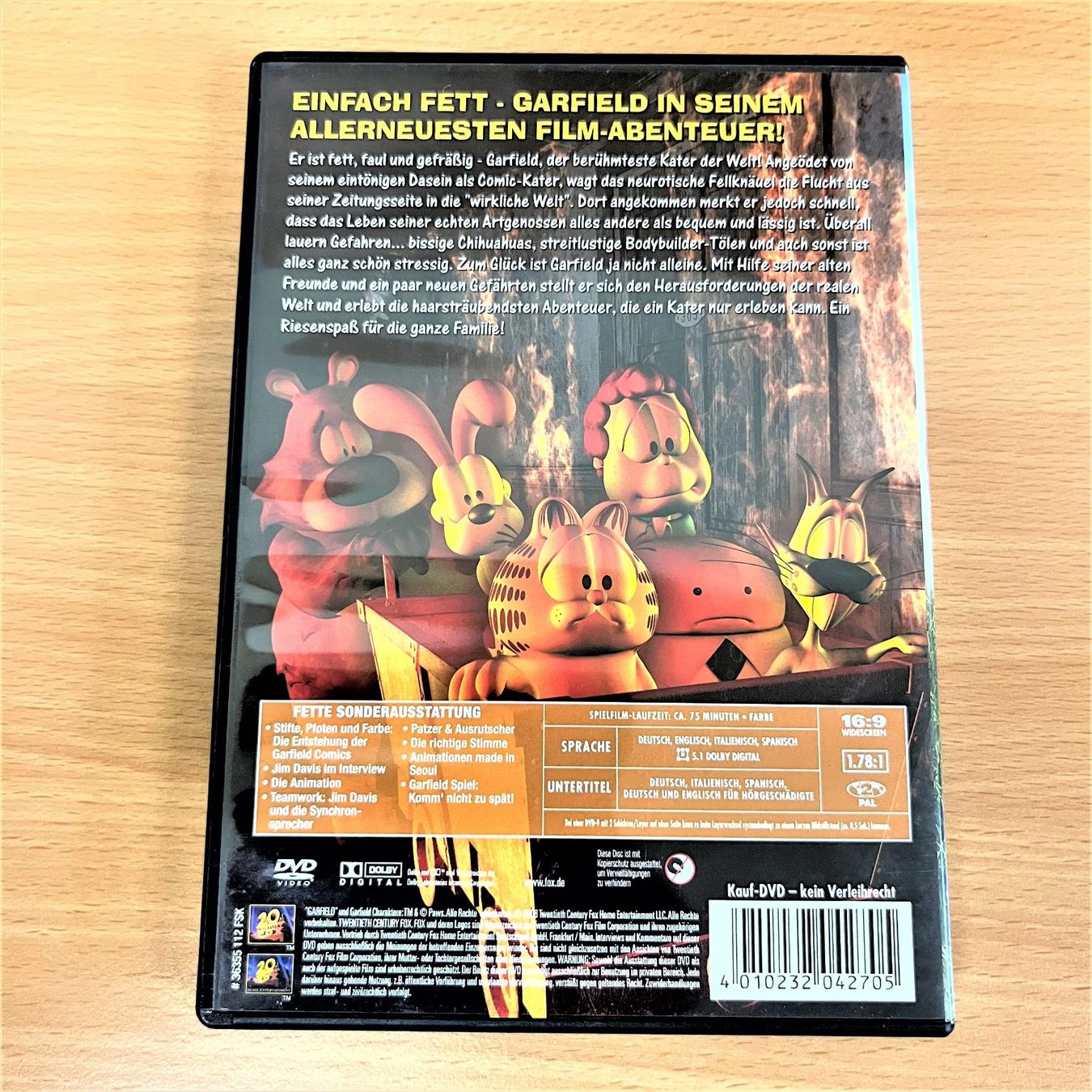 Tutti i DVDs: DVD - Garfield - Fett im Leben – Usato da Amlikon-Bissegg venduto da allerlei-versand 2