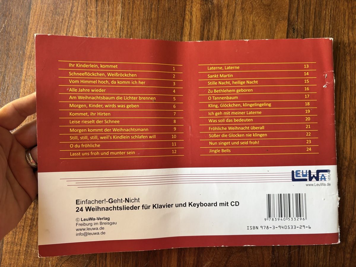 Libri: Klavier Notenheft Weihnachten mit CD – Usato da Zürich venduto da Sonnenschein12 7
