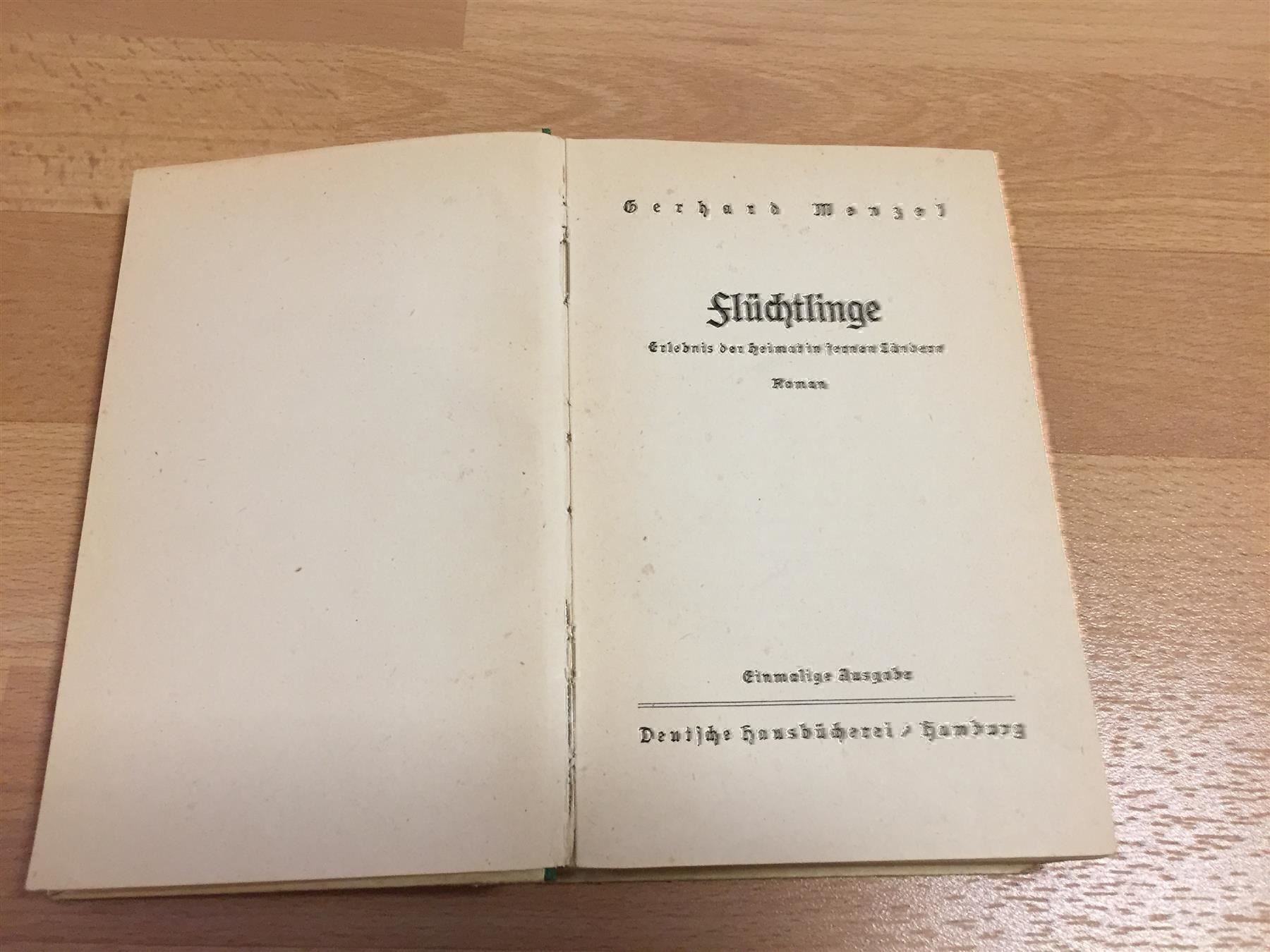 Libri: G.Menzel «Flüchtlinge» 1933 – Usato da Cormagens venduto da Bonsai111 3
