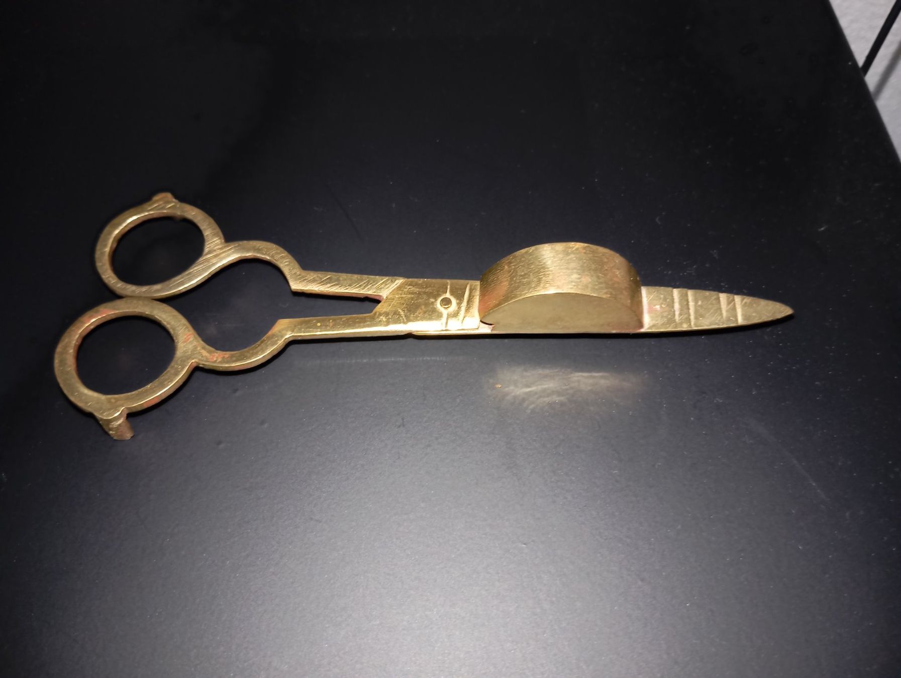 Bougies: antiker Kerzenlöscher Messing – D'occasion à Oberägeri par baerghuus 3