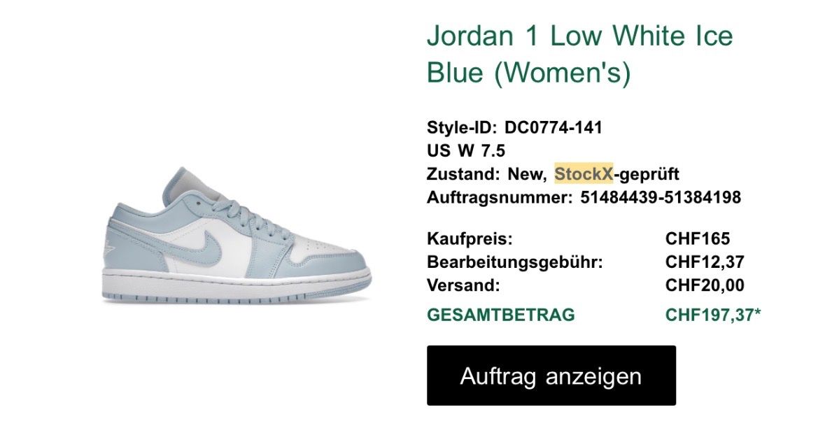 Jordan Scarpe da donna: Nike Air Jordan 1 White Ice Blue – Usato da Netstal venduto da Djukaxgajic01 6