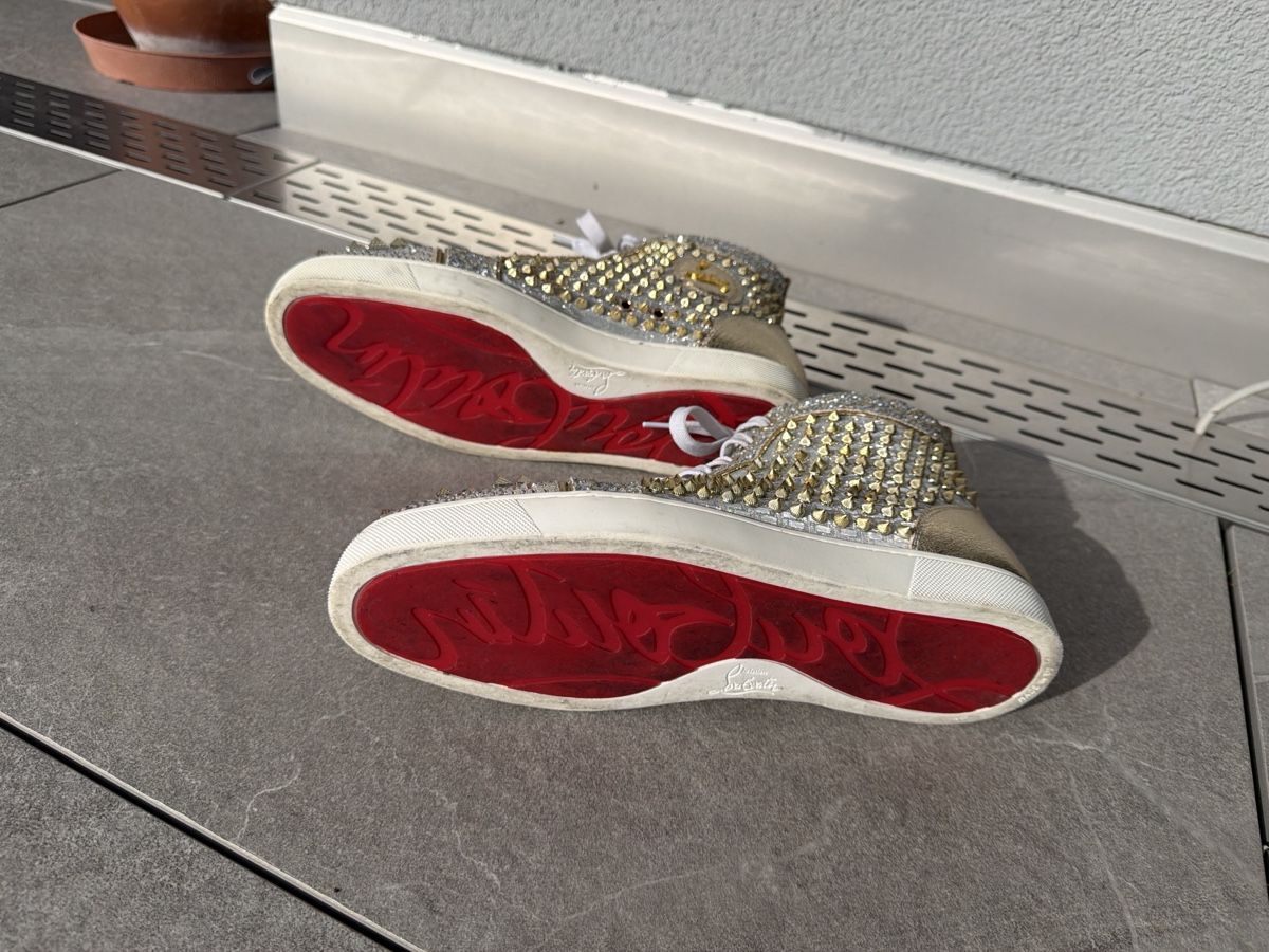 Christian Louboutin Scarpe da uomo: Louboutin Sneakers gold – Usato da Wolfwil venduto da Rolex1 6