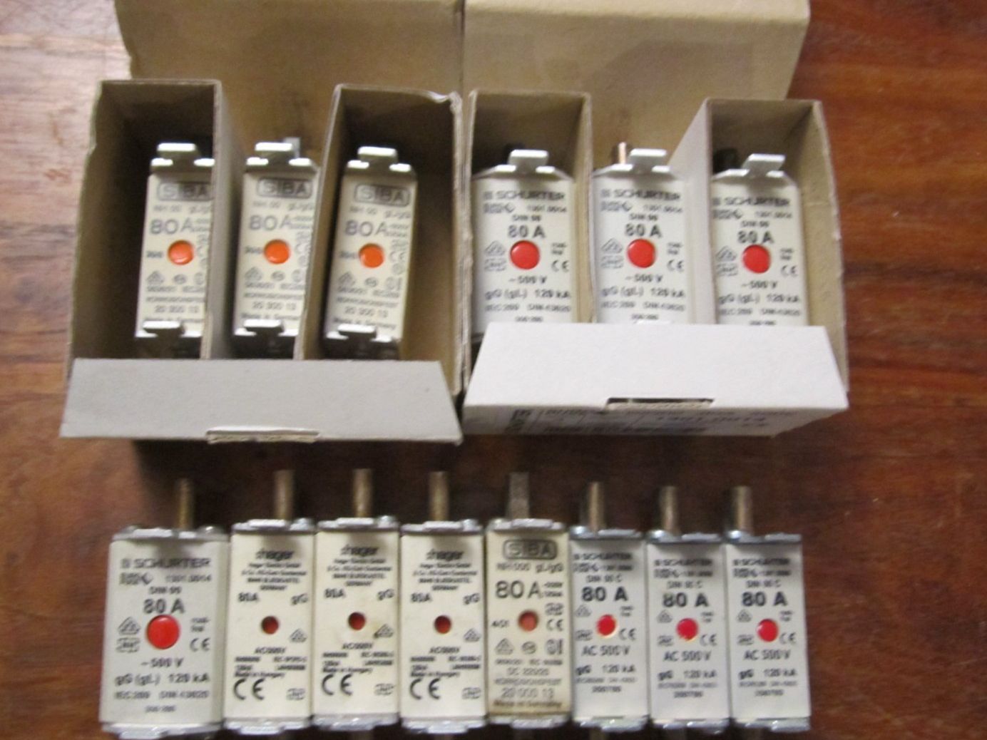 Componenti elettronici: Sicherungen NH00  80Amp. 14Stk. – Nuovo (secondo la descrizione) da Zuchwil venduto da Bobi11