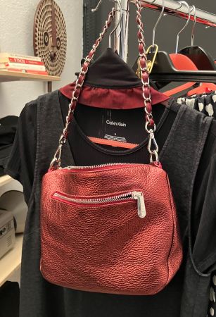 Bordeaux Ledertasche Made in Italy