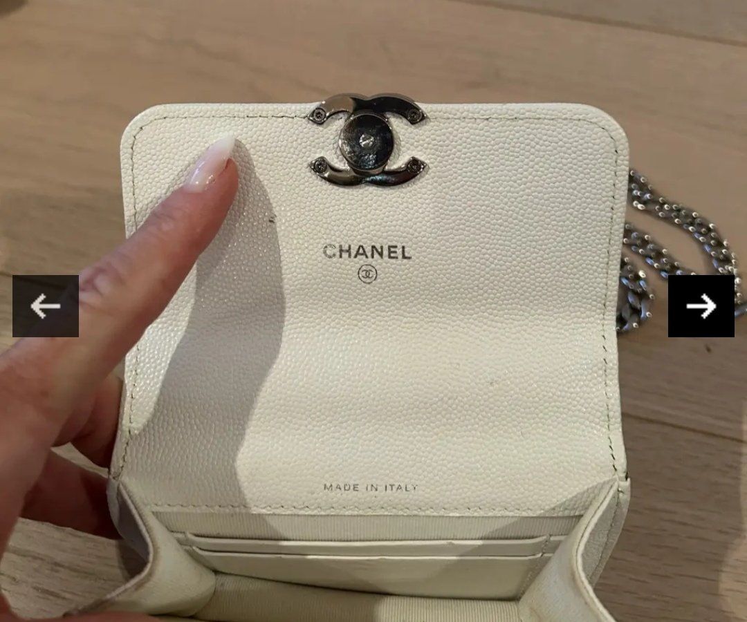 Chanel Borse da donna: Chanel Mini Handtasche Weiss Silber Neuwertig – Usato da Zürich venduto da jia_57tp 9