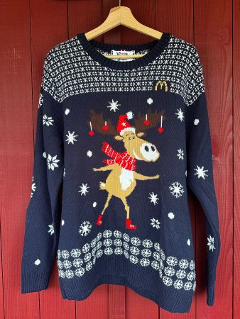 Mc Donalds X-Mas Pullover - Selten, Gr. XL