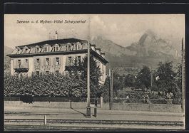 Seewen, Hotel Schwyzerhof mit Mythen im 