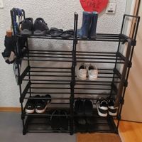2 flexible Schuhregale – individuell zusammensteckbar