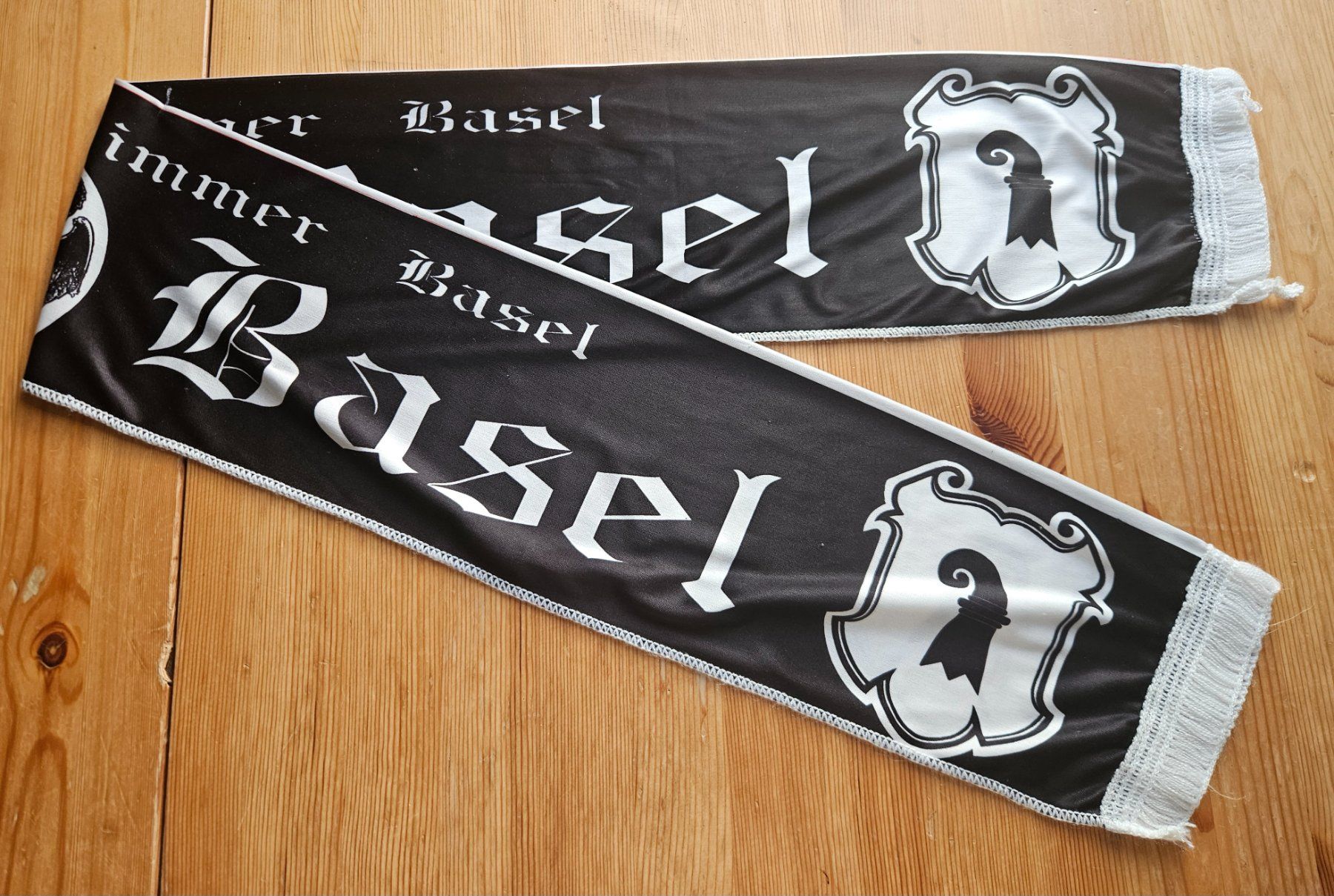 Foulard & Sciarpe: FC Basel Fan Schal "Einmal Basel, Immer Basel" FCB – Usato da Hägglingen venduto da United-Village-Trade 5