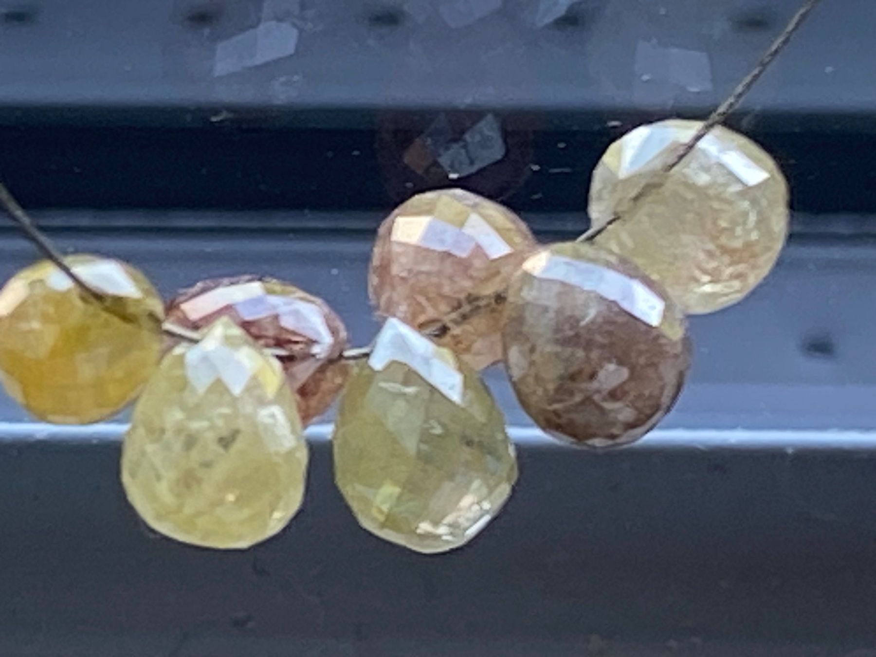 Pietre preziose: Einzelner Briolette-Diamant gebohrt, 100% natürlich – Nuovo (secondo la descrizione) da Langenthal venduto da Seelenfreunde 5