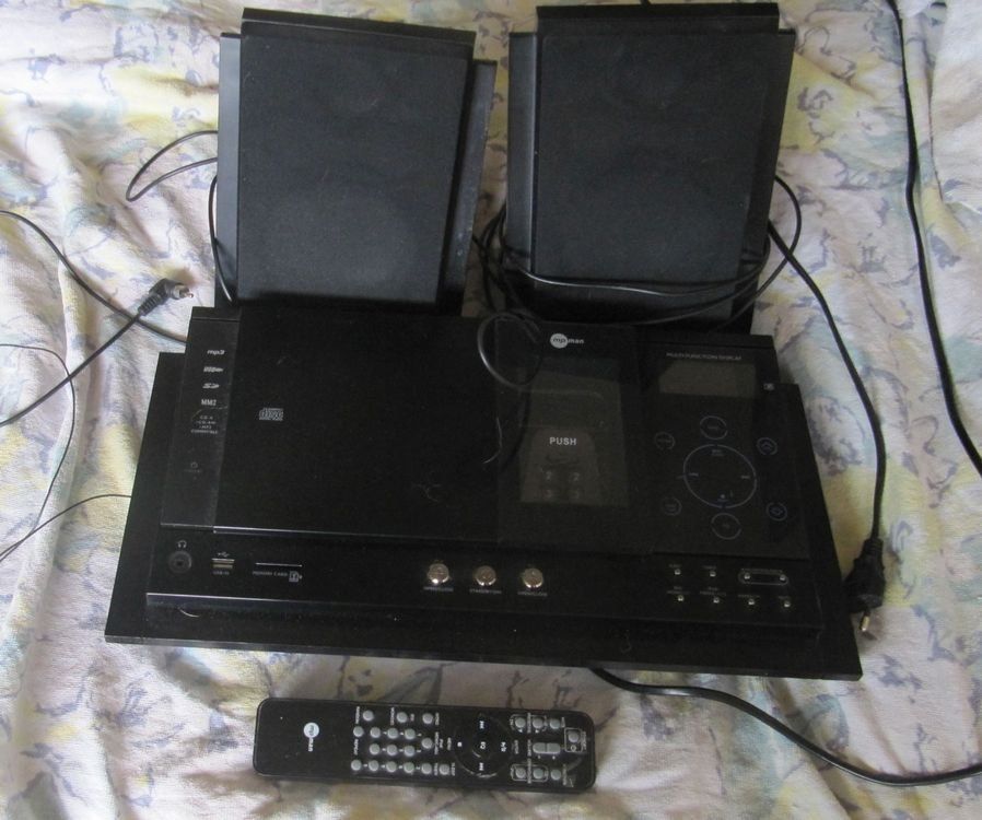mp man XRM62i Micro Chaîne iPod USB Stereo Hi-Fi System (Gebraucht) in ...